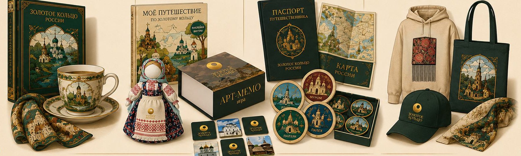 Сувенирная продукция «Золотого кольца»